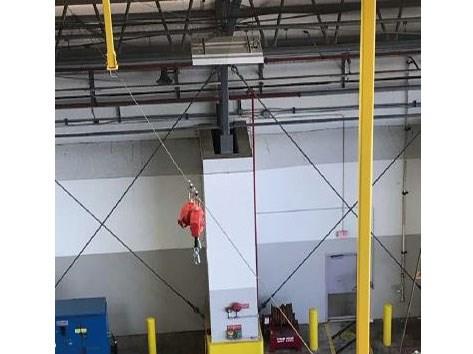 车间内部高空作业防坠落头顶式生命线