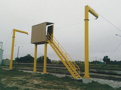 装卸货防坠落头顶式生命线