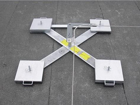 配重块锚固水平生命线系统