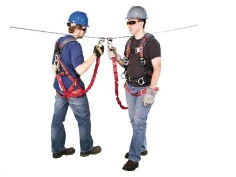 钢缆式临时生命线