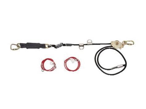 夹心绳临时生命线