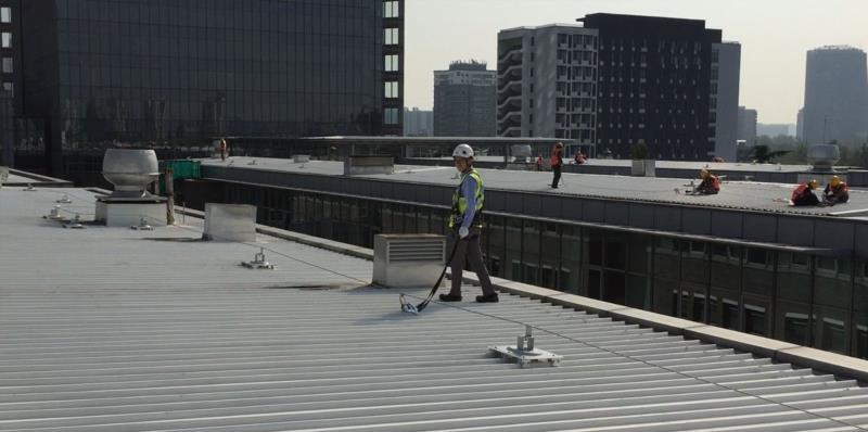 北京西门子屋面水平生命线案例