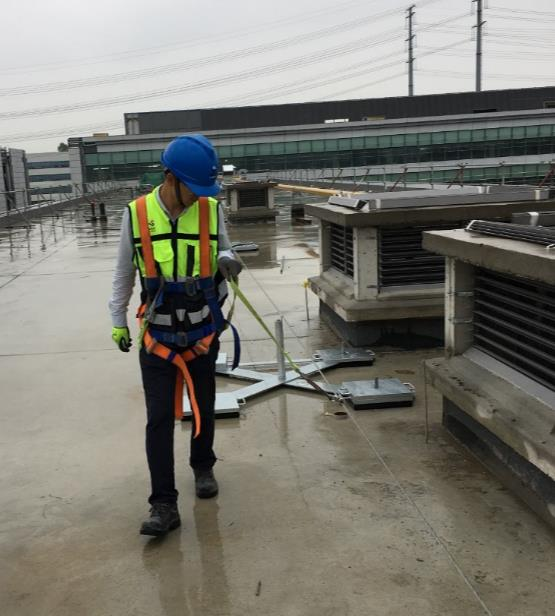 苏州罗氏配重块锚固水平生命线